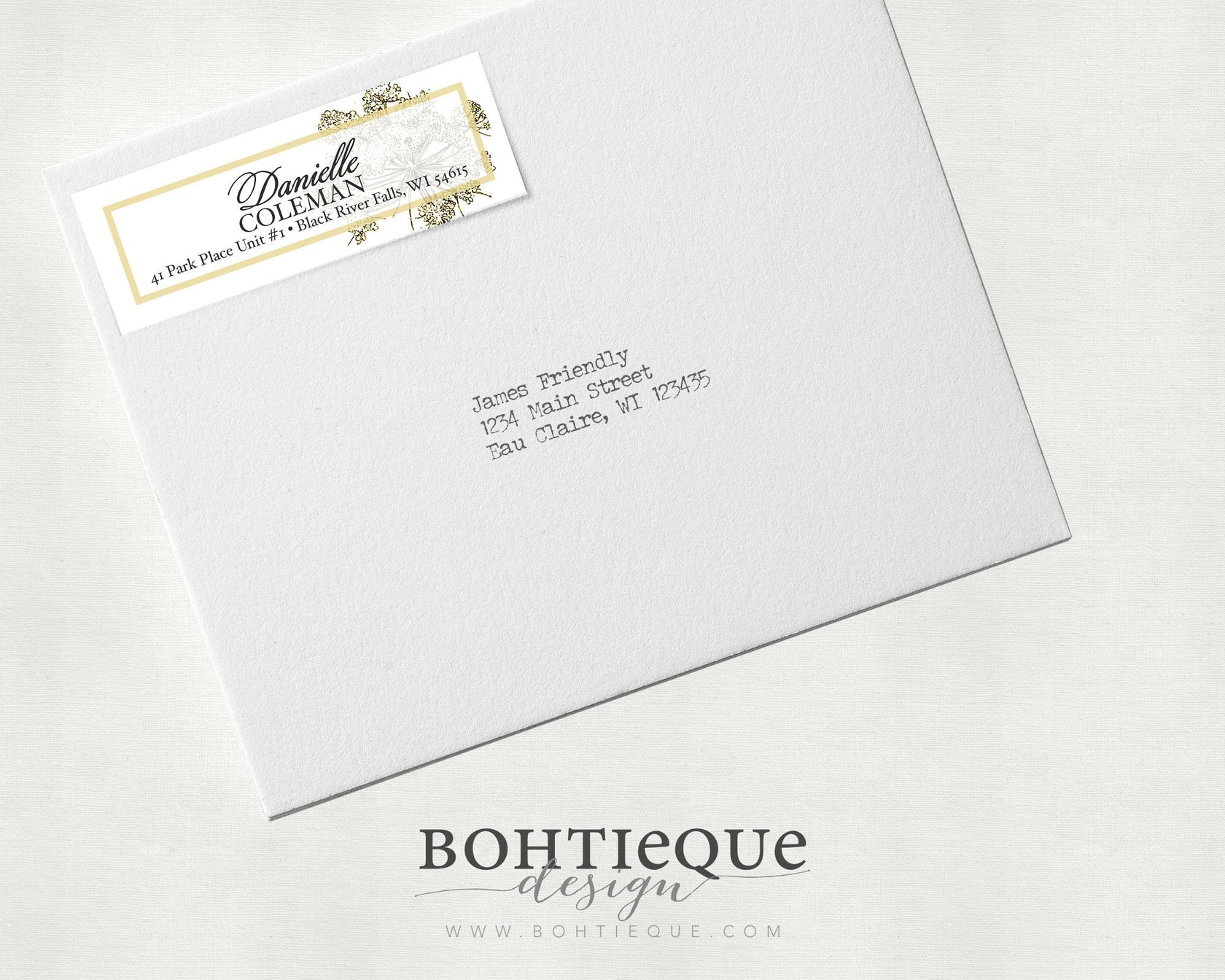 Wait! How Do I Address An Envelope? – Bohtieque Design